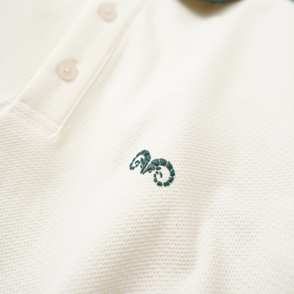 A/G  Polo Nam Có Cổ NEW LINE Xanh Rêu Và Kem Phom SLimfit Chất Liệu Cotton Thoáng Mát Không Nhăn | BigBuy360 - bigbuy360.vn