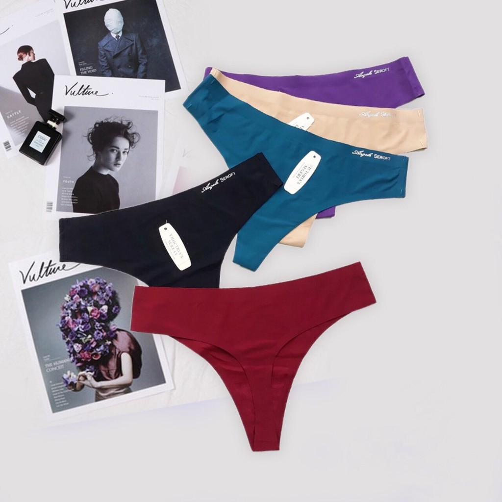 Quần Lọt Khe Nữ - Quần Lót Nữ Su Đúc Lọt Khe Không Đường May Thun Mát Lạnh Gợi Cảm MS009 | BigBuy360 - bigbuy360.vn