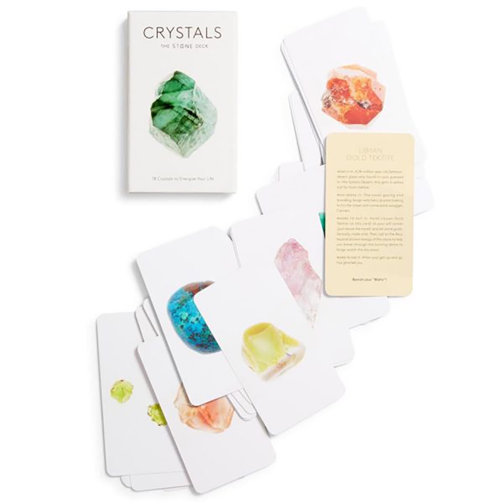 Bộ Bài Crystals - The Stone Deck - Thông Điệp Từ Tinh Thể 78 Lá Bài SB86