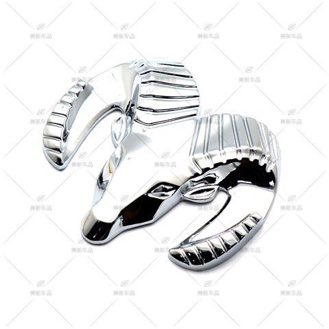 Huy Hiệu Đầu Cừu Nhãn Dán Xe Ô Tô