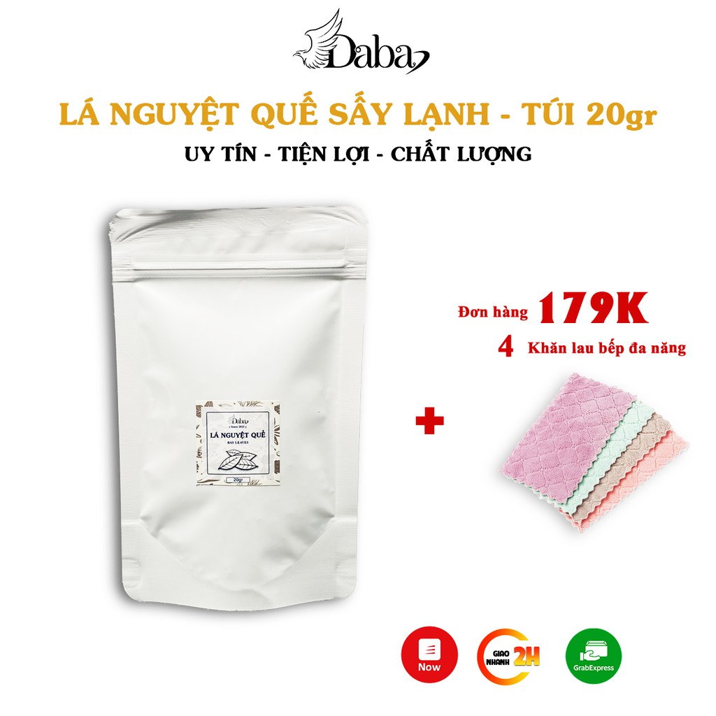Lá nguyệt quế khô nguyên chất 50g làm gia vị nấu ăn khử mùi giúp món ăn thơm ngon, hỗ trợ sức khỏe tốt cho tim mạch