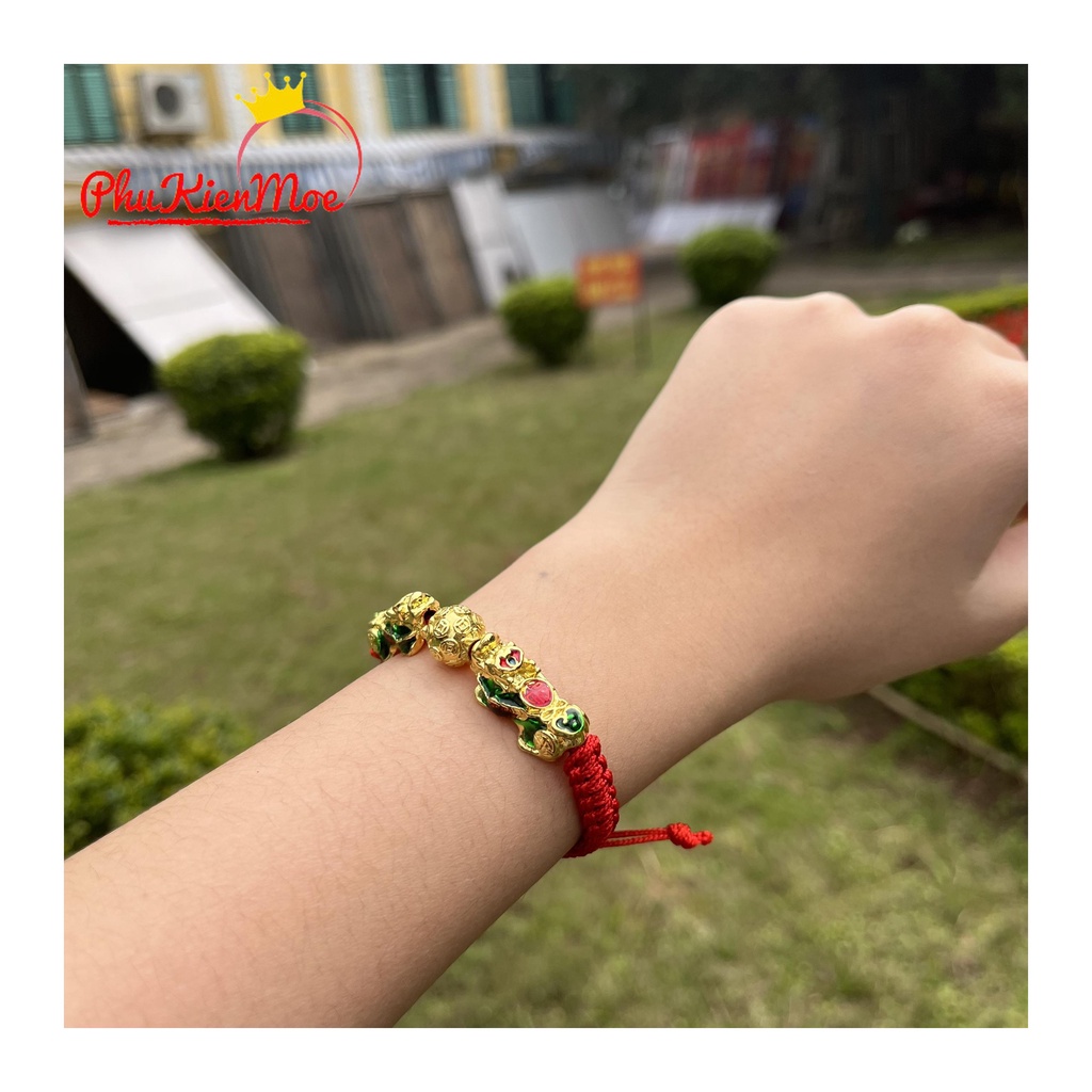 Vòng tay tì hưu hình con nghê cầu sức khỏe, cầu duyên