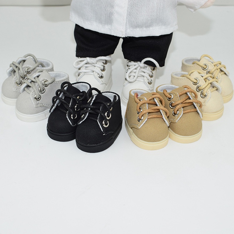 Giày Vải Bông Cotton 20cm 20cm Thắt Dây 20cm In Hình Thần Tượng Dễ Thương Cho Búp Bê