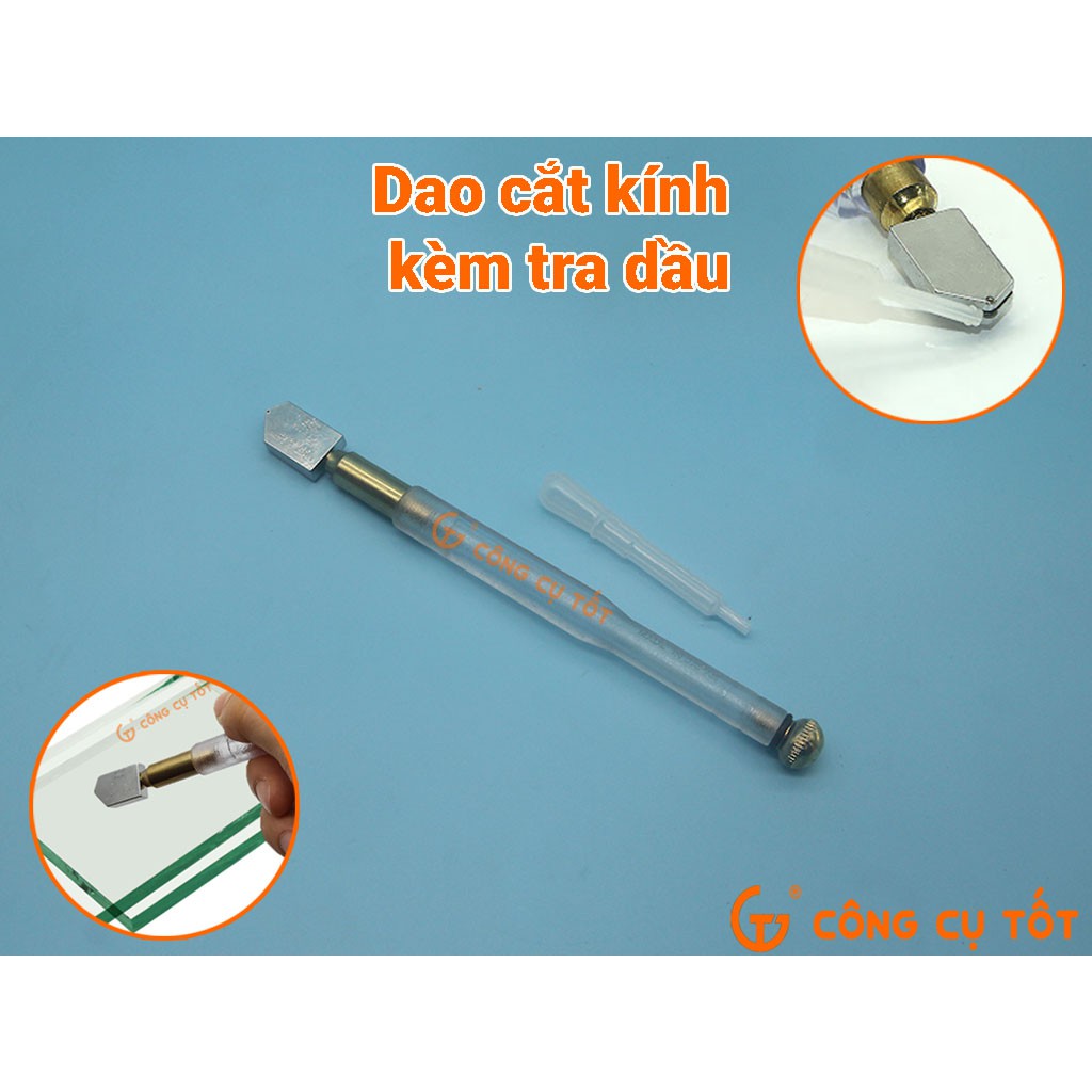 Dao cắt kính Nhật vỉ đỏ NS051 kèm tra dầu