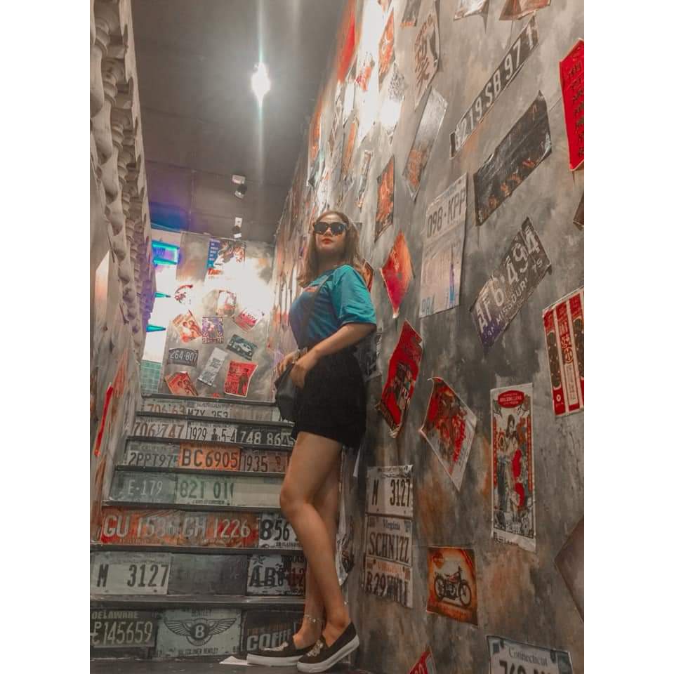 Biển số thiếc decor trang trí tường phong cách Retro Vintage 15x30cm