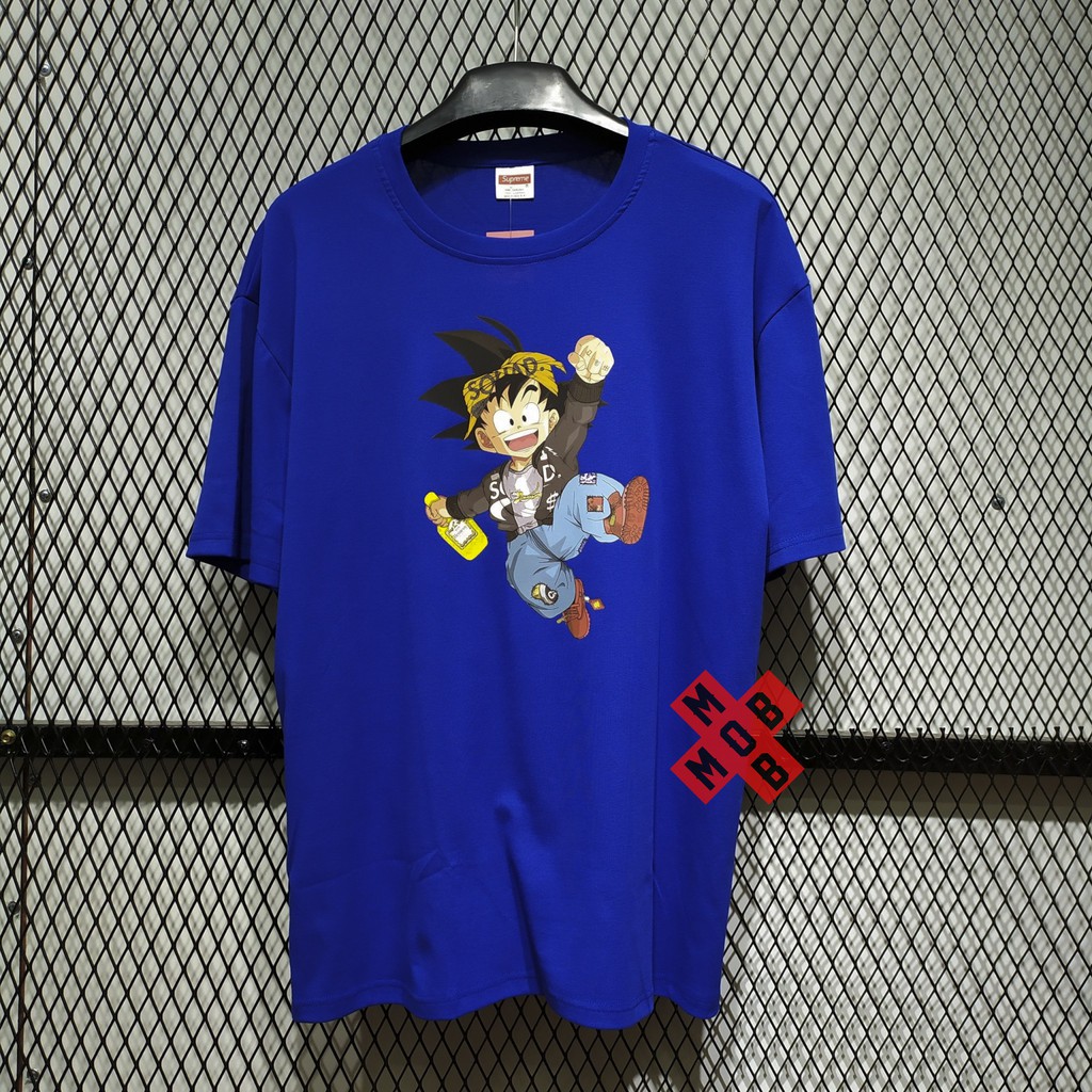 Áo thun tay lỡ  Goku henesy dáng rộng nam nữ đều mặc được