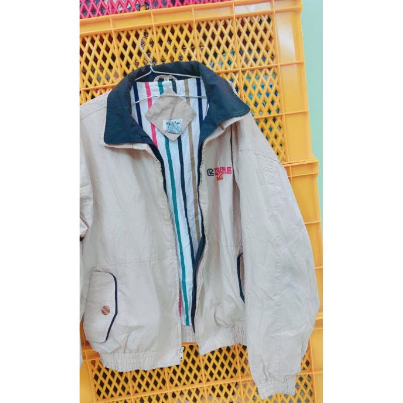 Áo khoác bomber lót sọc. A123