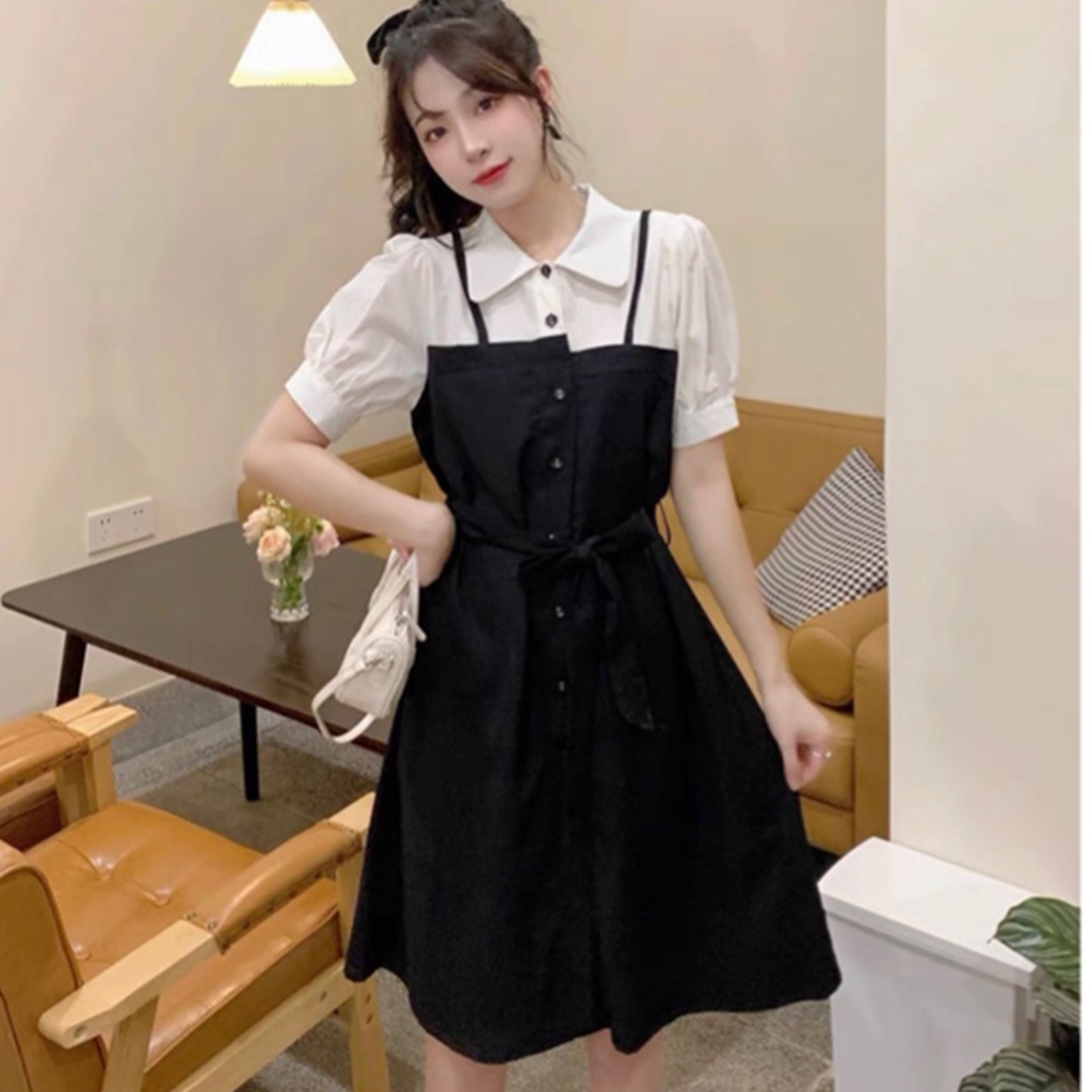 Váy nữ xinh đẹp cá tính ngắn tay mùa đông đầm nữ dự tiệc sang trọng dáng dài VAVASA V05 | BigBuy360 - bigbuy360.vn