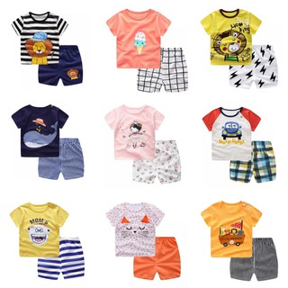 Bộ đồ cotton cho bé trai/ bé gái từ 6 - 20kg