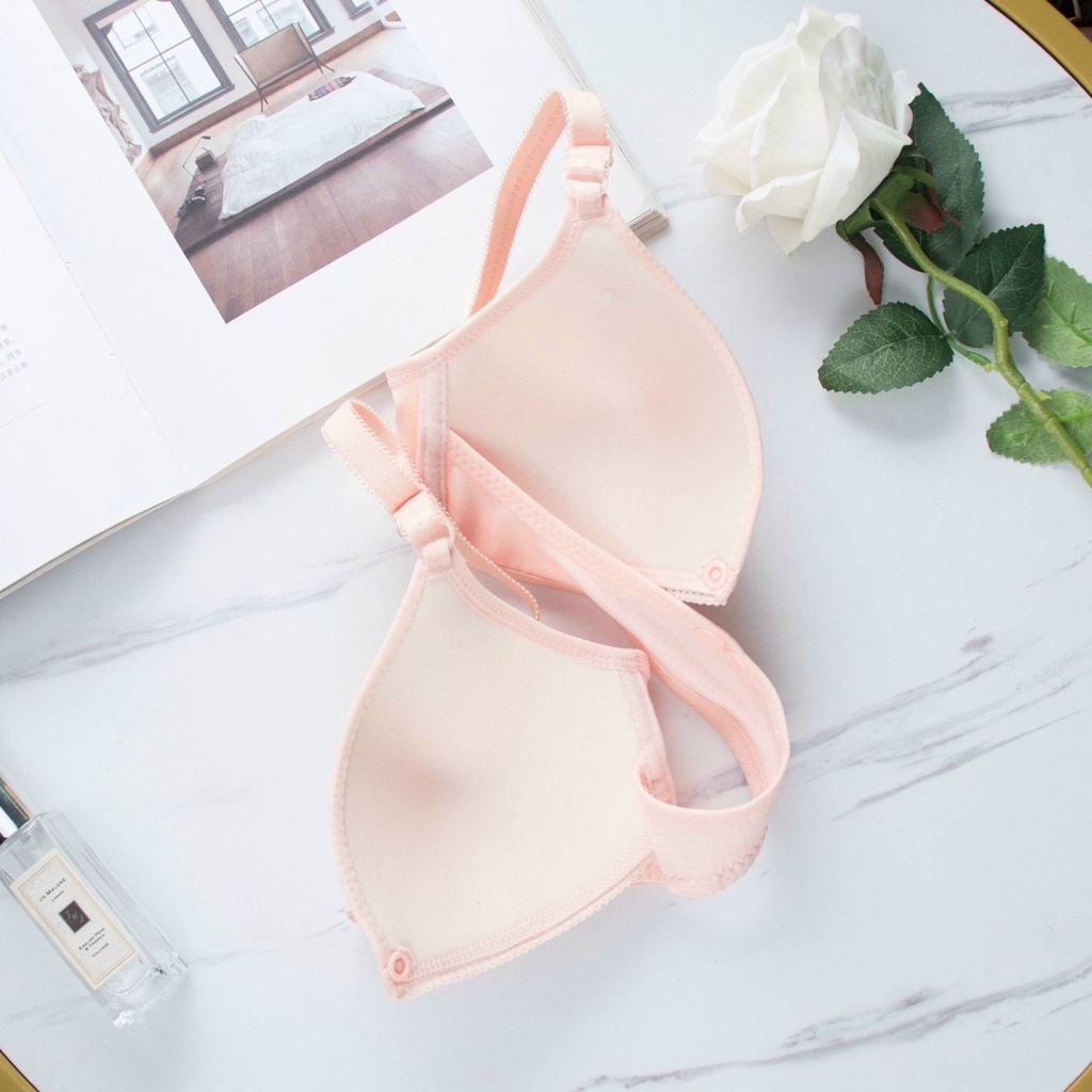 Áo lót bầu áo lót cho con bú mở cúc ngang Thái Lan - chất thông hơi - Size 38/40/42 AOBAU01