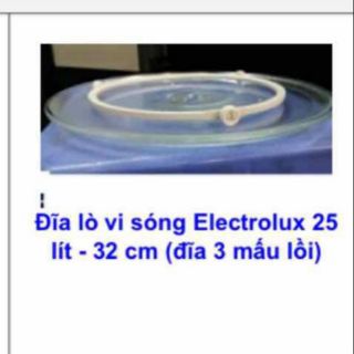 Đĩa lò vi sóng 25 lít electrolux -32cm có mấu lồi