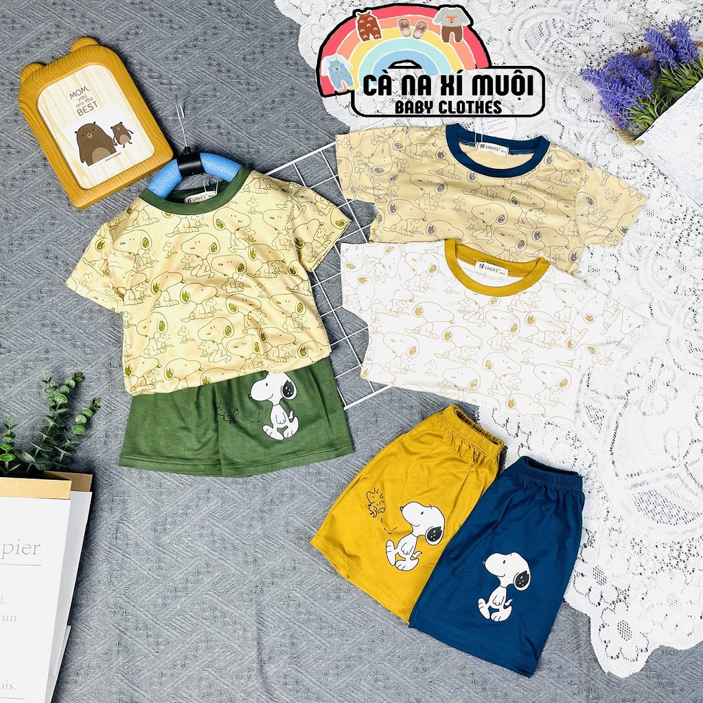 ✨Size(9-32Kg)Bộ Cộc Tay Thun LạnhFREE SHIPDể Thương Cho Bé Gái Bé Trai, Đủ Màu