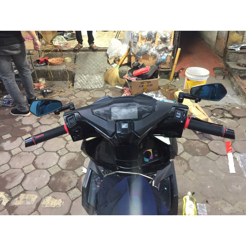 Bao tay racing boy RCB HG66 đen đỏ(hàng chính hãng rcb giá 1 cặp)