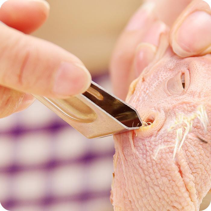 [❌GIÁ SỈ❌] DAO NHIP NHỔ LÔNG GÀ 2 TRONG 1 88059