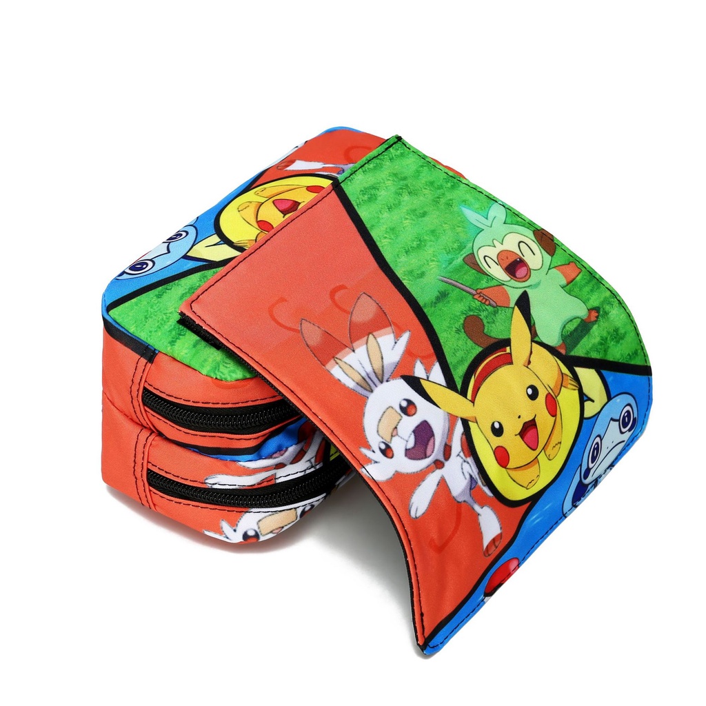 Hộp Bút Pokemon Pikachu Anime hộp bút cho bé lớn Túi Đựng Bút Chì In Hoạt Hình Dễ Thương