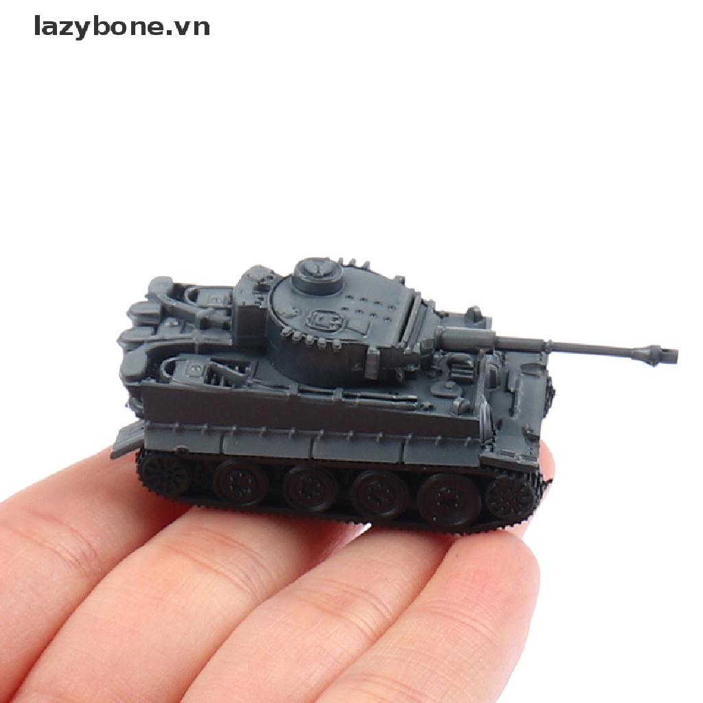 1pc 1:144 Model Toy 4D Sand Table Plastic Tiger Tanks World War II Germany Tank