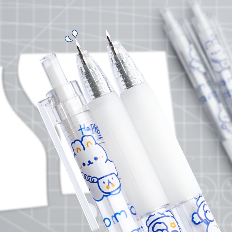 Dao Rọc Giấy Dạng Bút Cắt Giấy Cute Mini Hình Thú Dễ Thương Hình Động Vật Hoạt Hình Dễ Thương Dùng Trang Trí Sổ Tay Độc Đáo dễ thương tiện lợi