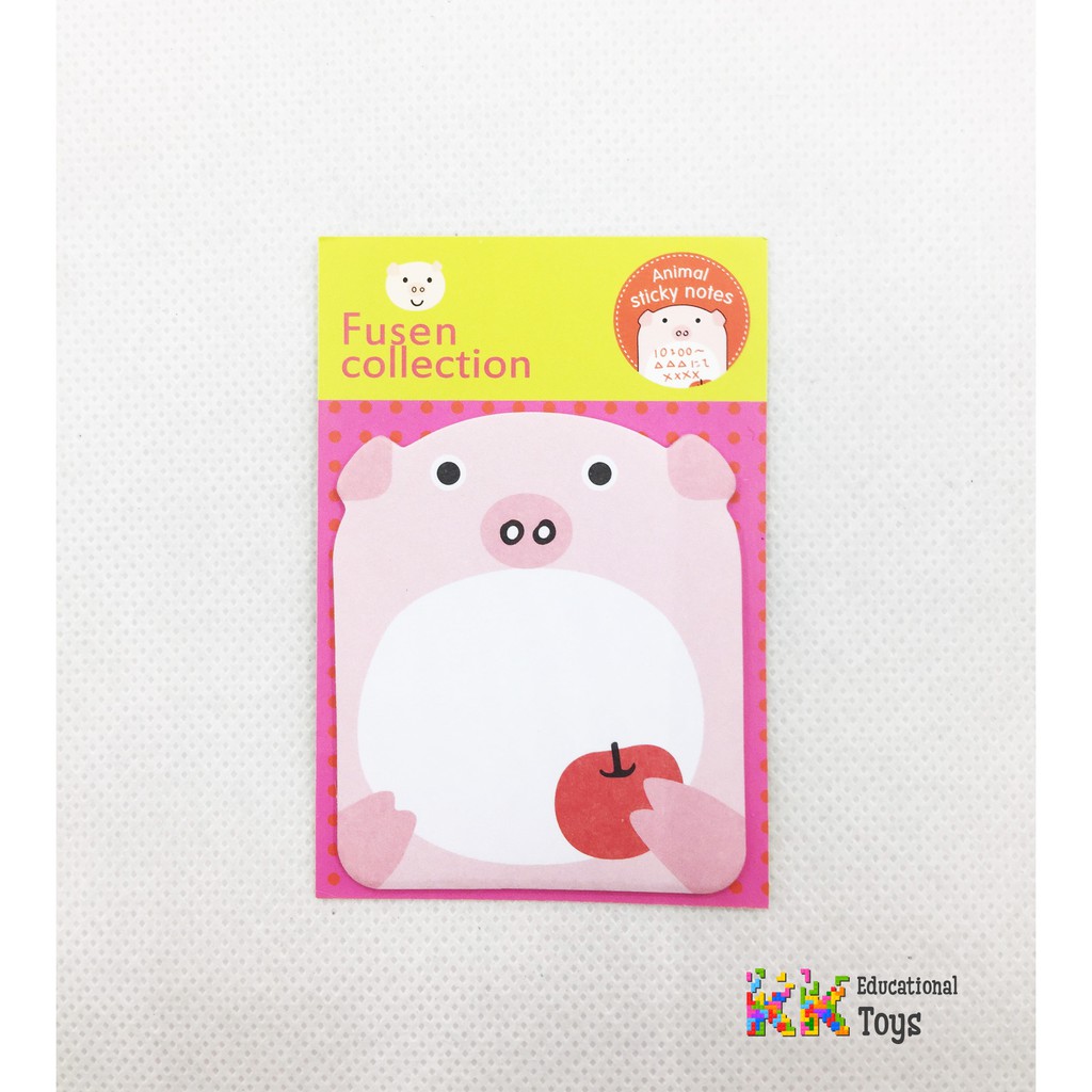 Giáo cụ dạy học, đồ dùng học sinh: Giấy note Fusen collection động vật cute  SIÊU GIẢM GIÁ - KKStore