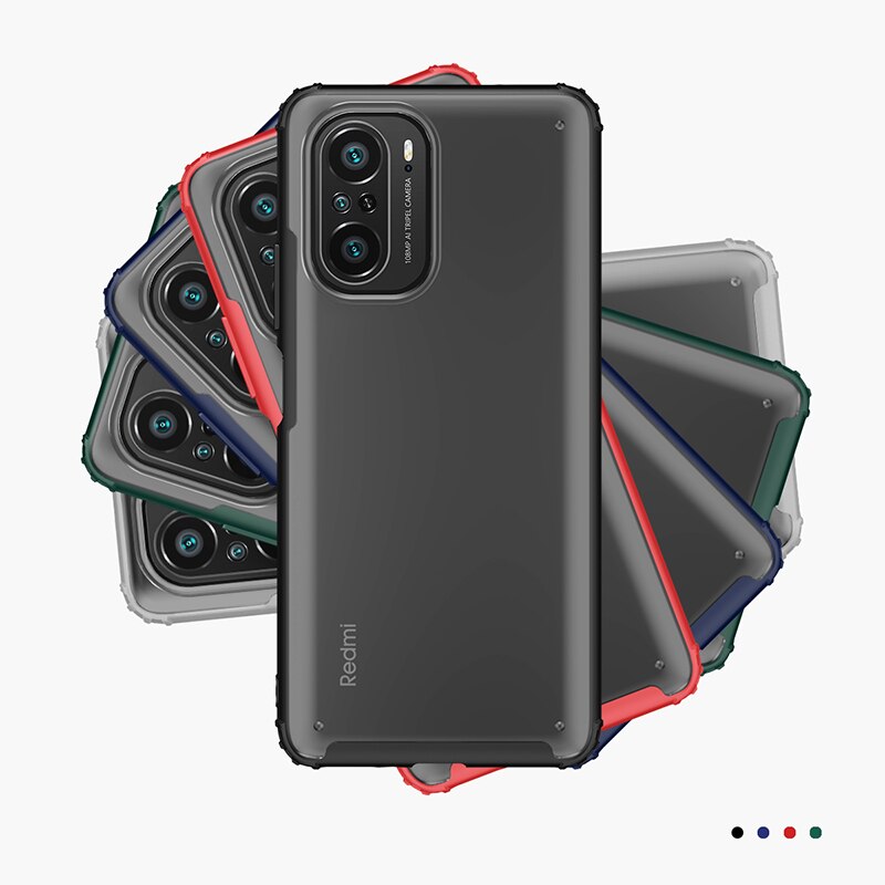Ốp điện thoại chống sốc trong suốt thời trang cho Xiaomi Poco F3