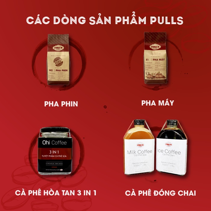Cà phê pha phin nguyên chất Blend M3 rang mộc 100% từ Pulls Coffee, thơm quyến rũ vị đậm đà ngọt hậu - gói 250g/500g | BigBuy360 - bigbuy360.vn