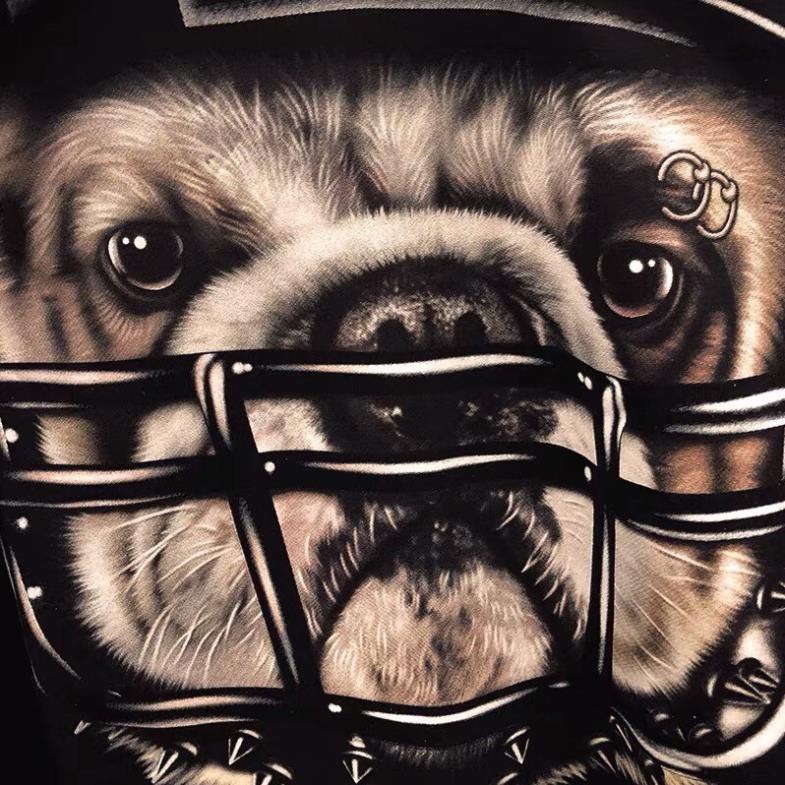 RẺ NHẤT SHOPEE áo thun nam ba lỗ bulldog football thể thao hoạ tiết 3d