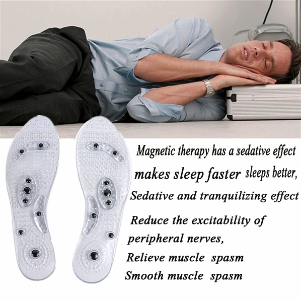 1 Cặp Miếng Lót Giày Mát Xa Giảm Đau Và Chăm Sóc Sức Khỏe