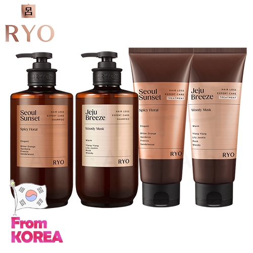 Dầu gội/ Tinh chất hỗ trợ giảm rụng tóc Ryo (hoàng hôn Seoul / gió Jeju)