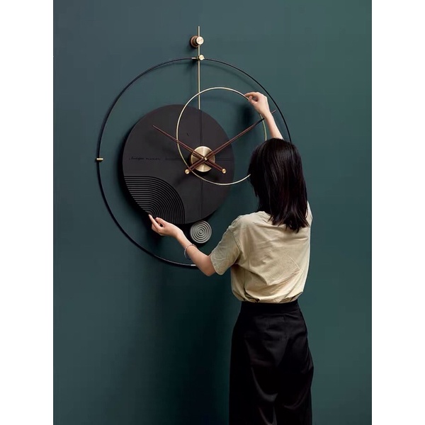 Đồng hồ treo tường Noridongsan đơn giản sang trọng phong cách Bắc Âu hiện đại