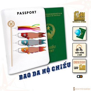 Bao Da Hộ Chiếu - Ví Đựng Passport Du Lịch Custom ( in theo yêu cầu ) STORMBREAKER