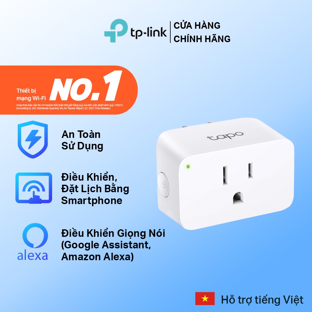 Ổ Cắm WiFi Thông Minh TP-Link Tapo P105 Điều Khiển Từ Xa