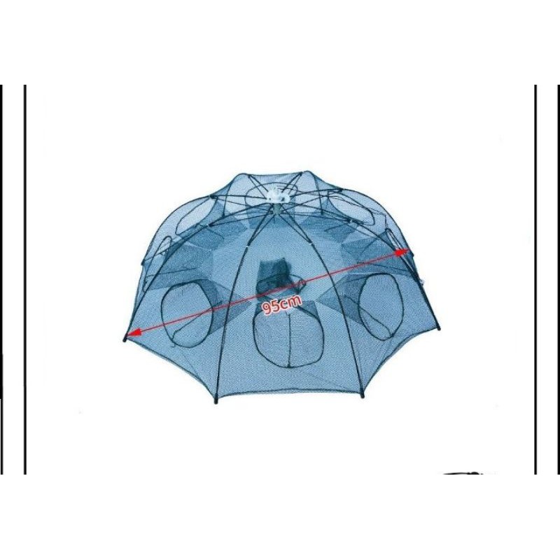 Lưới lồng đánh bắt cá  - 8 cửa