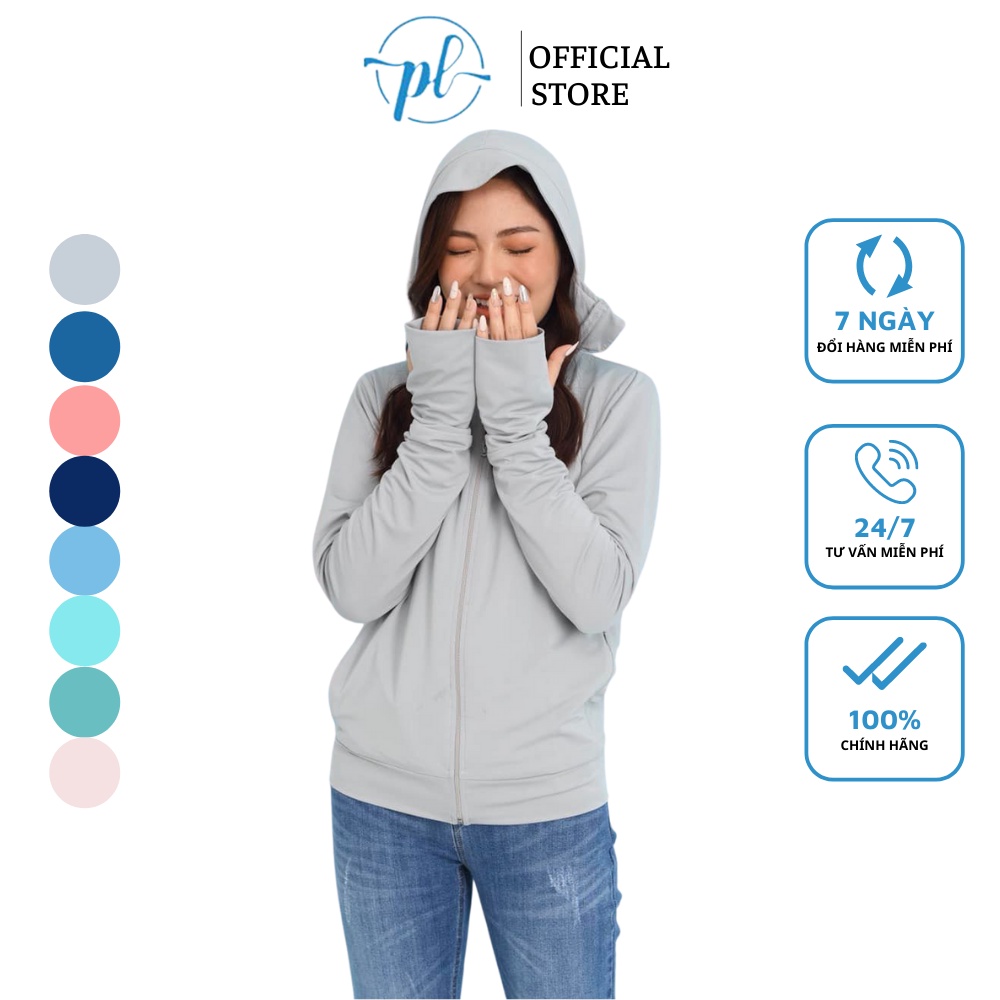 Áo chống nắng nữ 2 lớp, vải thông thông hơi kim cương co giãn 4 chiều mát mềm mịn chống UV STOREPHUONGLOAN