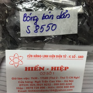 S8550 có dây chân đồng đẹp combo20 co.