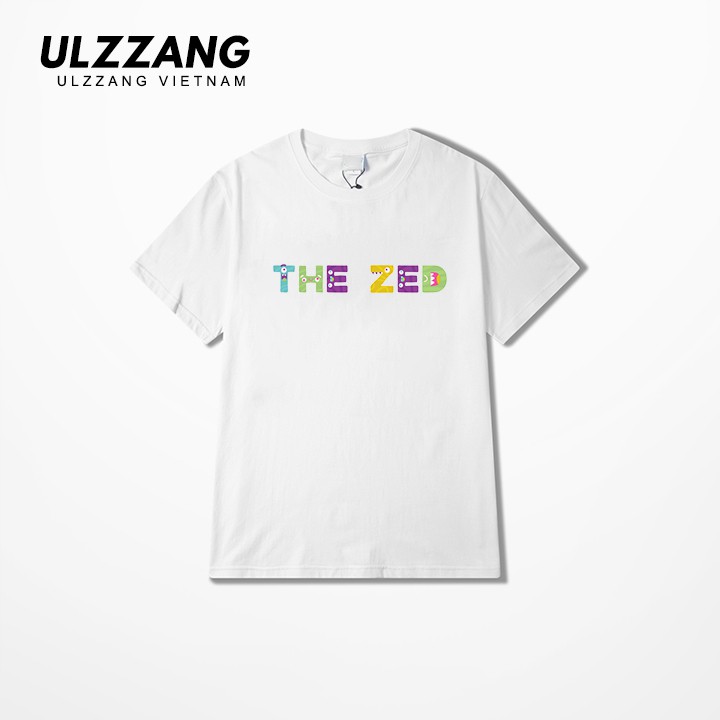 Áo thun tay lỡ ULZZANG cotton 4 chiều dáng unisex form rộng in hình the alien zed