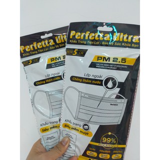 Khẩu trang Perfetta Ultra (gói 5 cái)