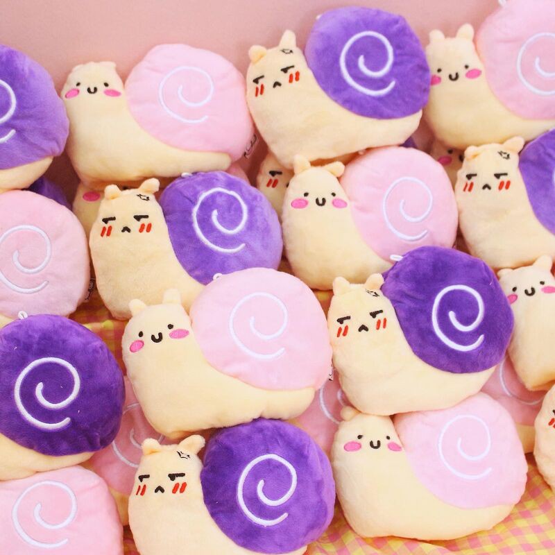 Gấu bông ốc sên cảm xúc 2 mặt đáng yêu - Gấu bông cute - Gấu bông ốc sên 2 mặt thay đổi theo tâm trạng