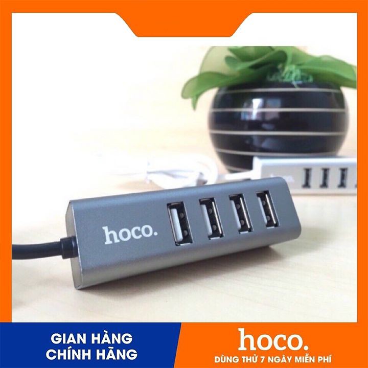 Hub Usb 💎Chính Hãng💎 Bộ Hub 4 cổng USB Hoco HB1 Chính Hãng - Bảo hành 12 tháng