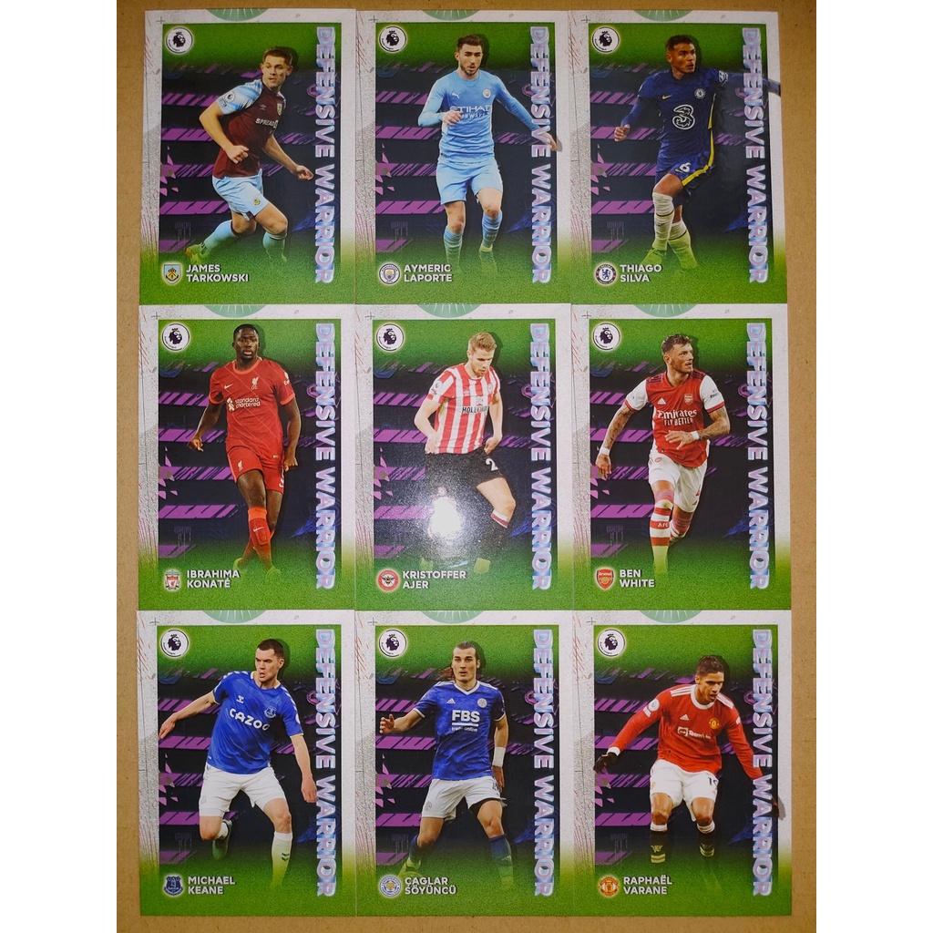 thẻ SKY Defensive Warrior - Varane, Ben White, Michael Keane, Soyuncu, Konate, Tarkowski, Laporte, Ajer, Thiago Silva