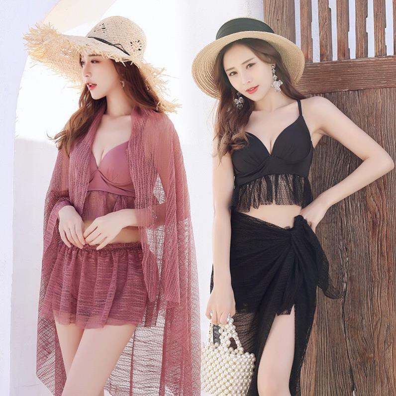 T) Đồ Bơi Nữ Bikini Đi Biển 3 Mảnh Phong Cách Hàn Quốc siêu đẹp | BigBuy360 - bigbuy360.vn