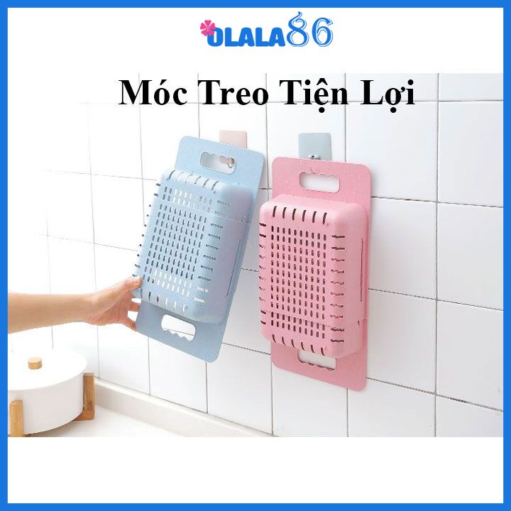 Khay gác , bộ rổ gác bồn rửa bát nhựa Việt Nhật cao cấp Olala 86