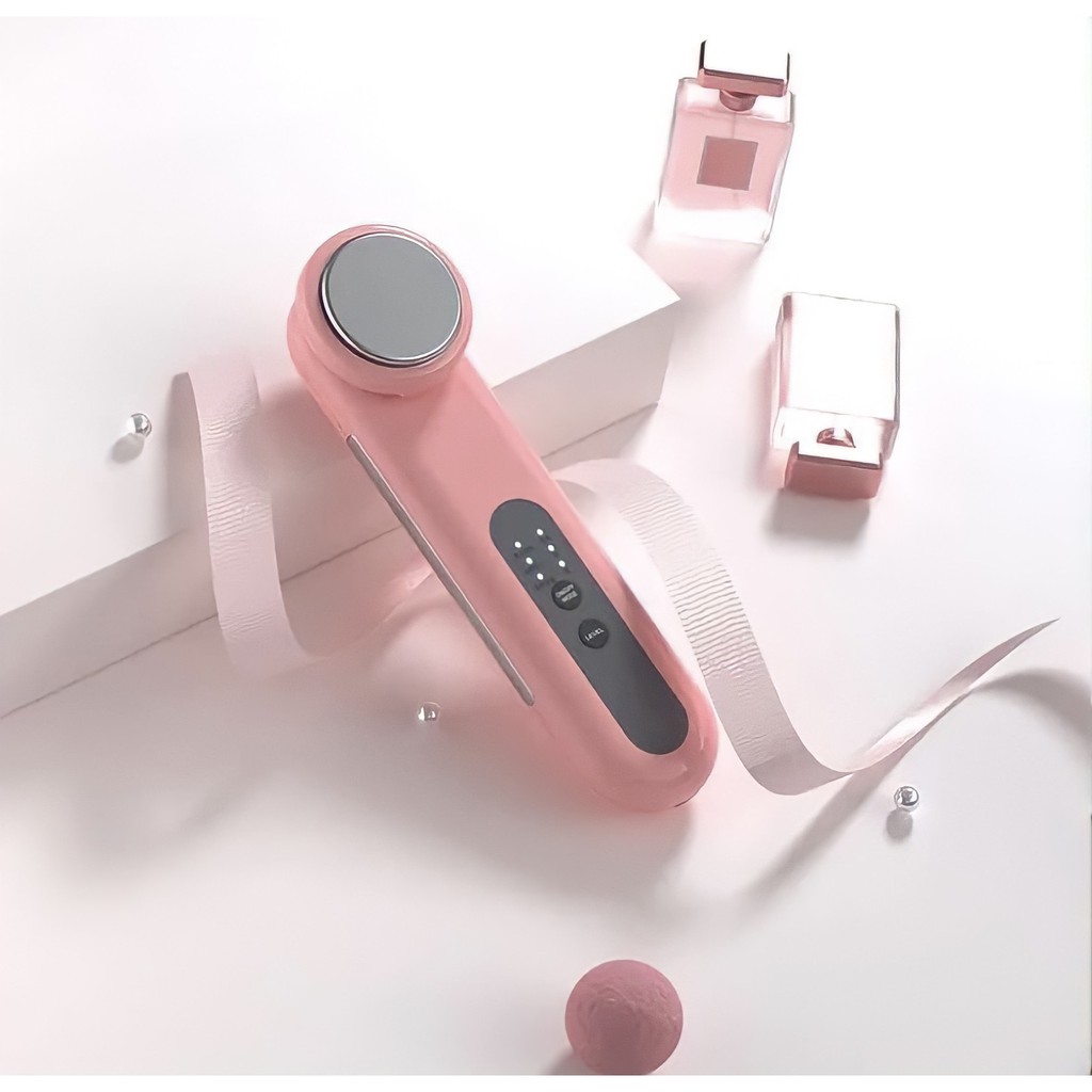 Máy Massage ion Dưỡng Trắng Da, Máy Đẩy Tinh Chất Đa Chức Năng Chăm Sóc Da Mặt 5 Chế Độ Thế Hệ Mới 2021