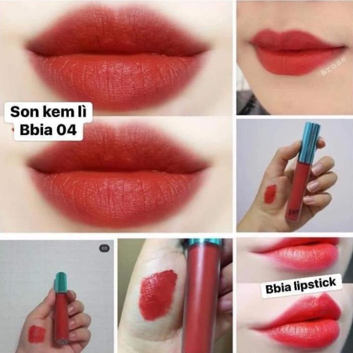 Son kem Lì BBIA Velvet Lip Tint Màu Số 02 - 04 - 12 - 14 - 15 - 23 new