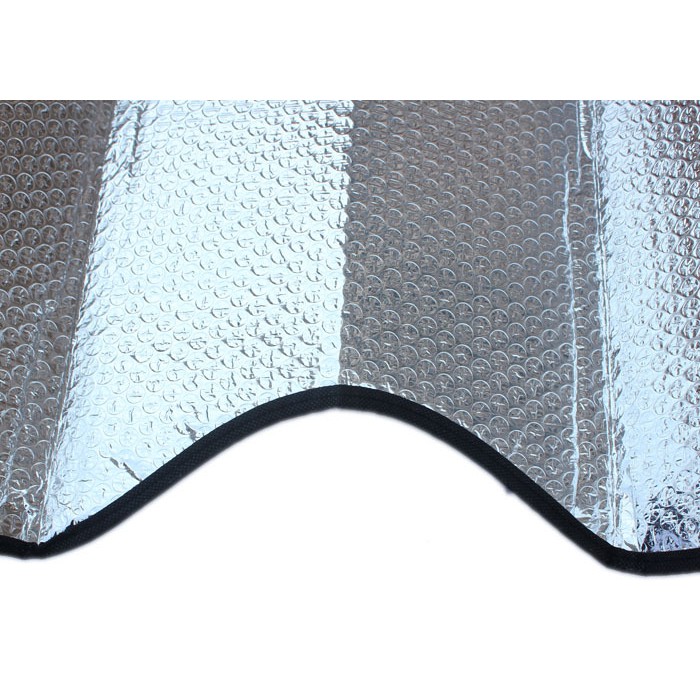 Bạt phủ/tấm che nắng bằng bạc che kính trước 140 x 70cm chống nắng, chống nước không tai