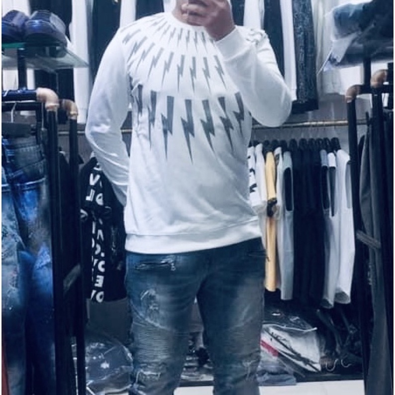 Áo nỉ nam dài tay có hoạ tiết dầy dặn, Áo thu đông thời trang giới trẻ phong cách hàn quốc btshop từ 45 đến 75 kg.