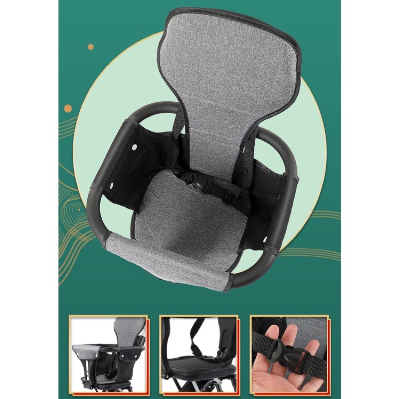 Xe đẩy gấp gọn cho bé có đệm lót ngồi êm , xe  Siêu thị của bé