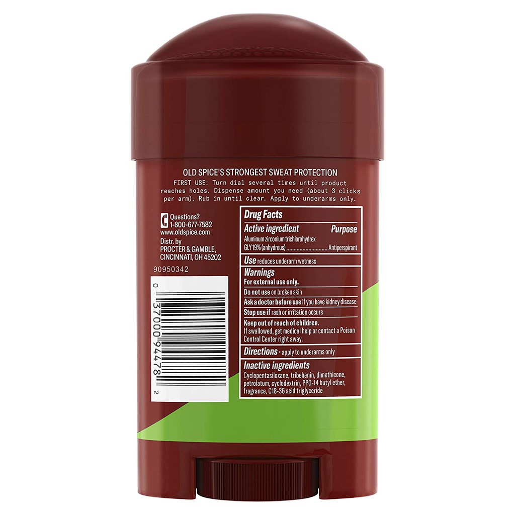 [FREESHIP] Lăn Sáp Khử Mùi Old Spice Sweat Defense EXTRA FRESH 73g (Sáp Trắng Mềm)