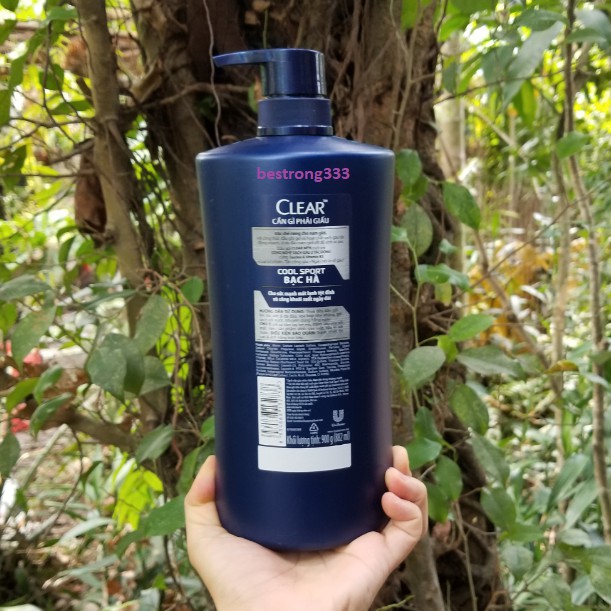 Dầu Gội Sạch Gàu Clear Men Cool Sport Bạc Hà 900g