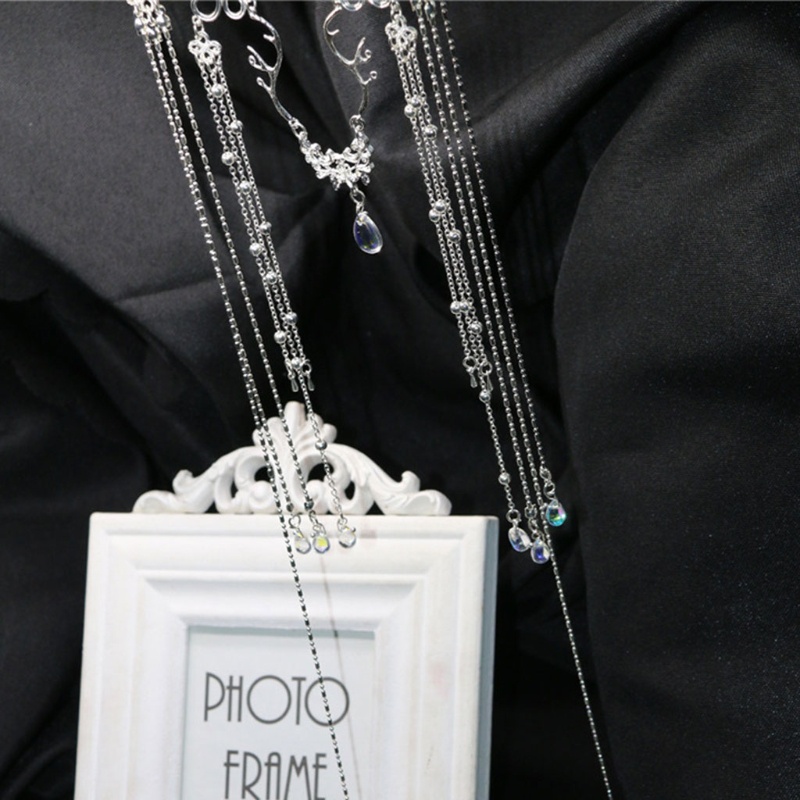 Cài Tóc Phối Tua Rua Dài Thanh Lịch Cho Nữ