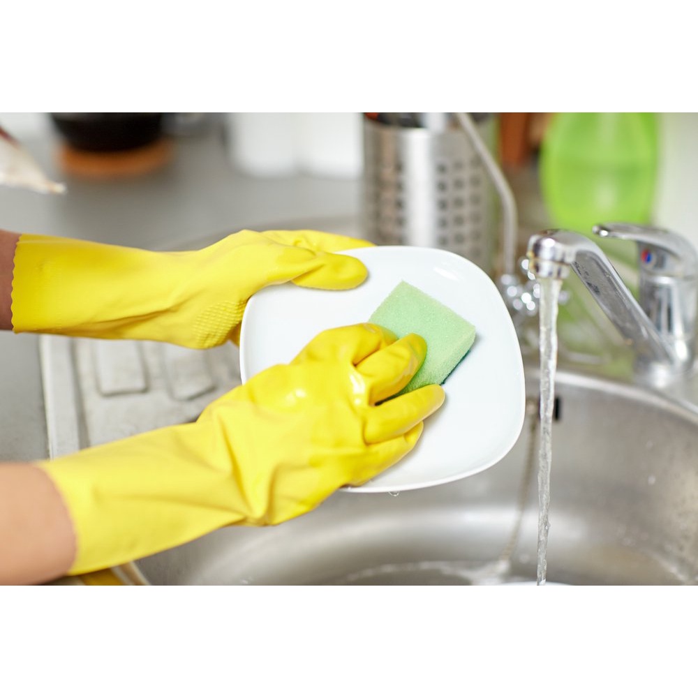 Bao tay cao su vệ sinh, rửa chén bát bền, nhẹ, dai