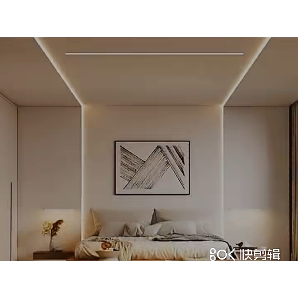 Thanh nhôm định hình cao cấp 508 lắp âm dùng thiết kề trang trí chiếu sáng tủ kệ, nhà cửa.